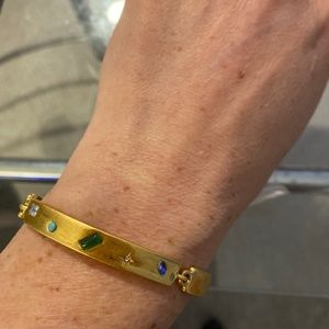 Madewell Brc bb double layer turquoise bracelet